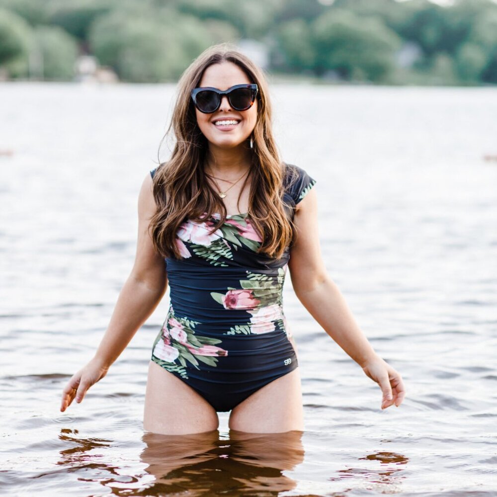 Albion Fit | The Tiffany Off Shoulder One-Piece Swimsuit